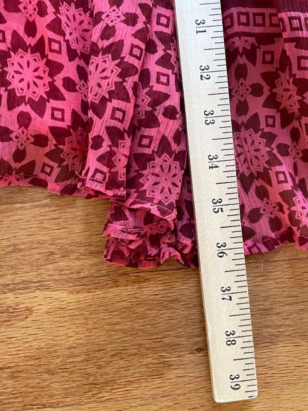 Anthropologie Maeve Canna Swing Dress Red w/removable slip Size 0 EUC - Picture 6 of 16